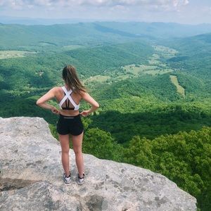 Lululemon Black + White Sports Bra